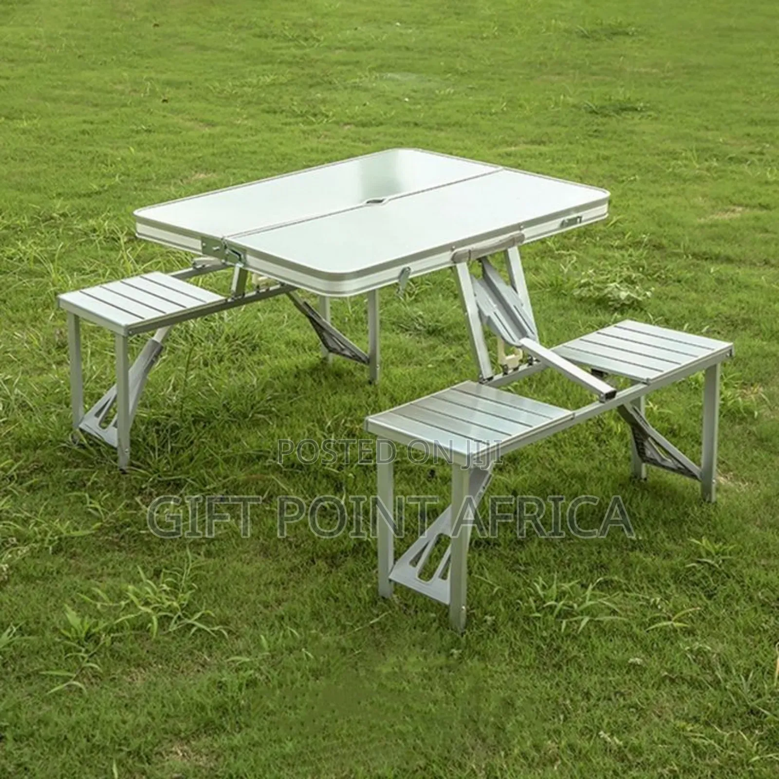 Aluminum Picnic Portable Foldable Camping Table and Chairs