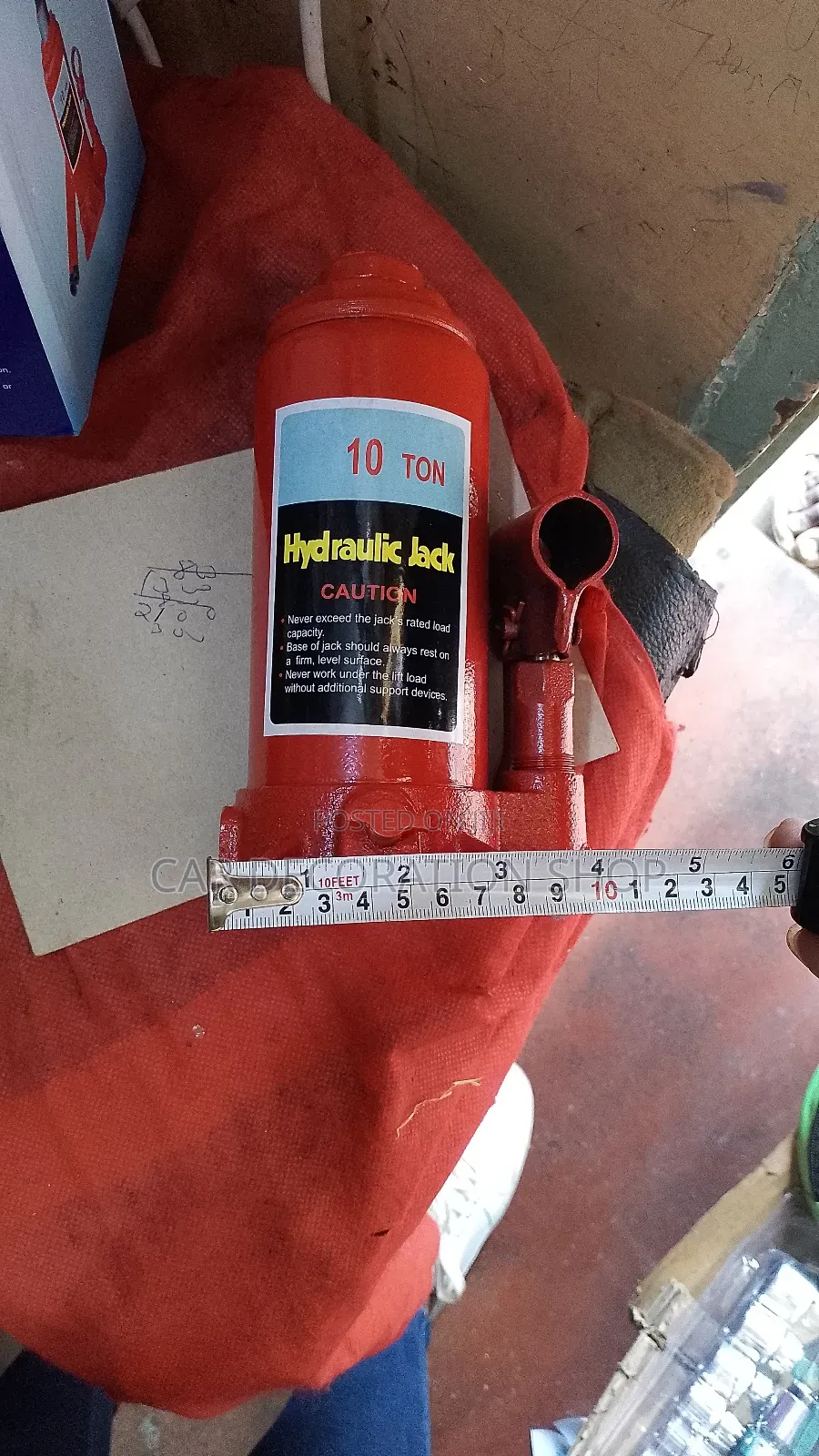 Brand New 10ton Red Hydraulic Bottle Jack for Saloon and 4*4