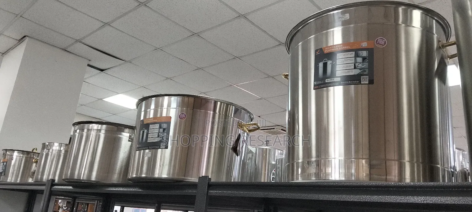 Stainless Steel Sufuria Imported