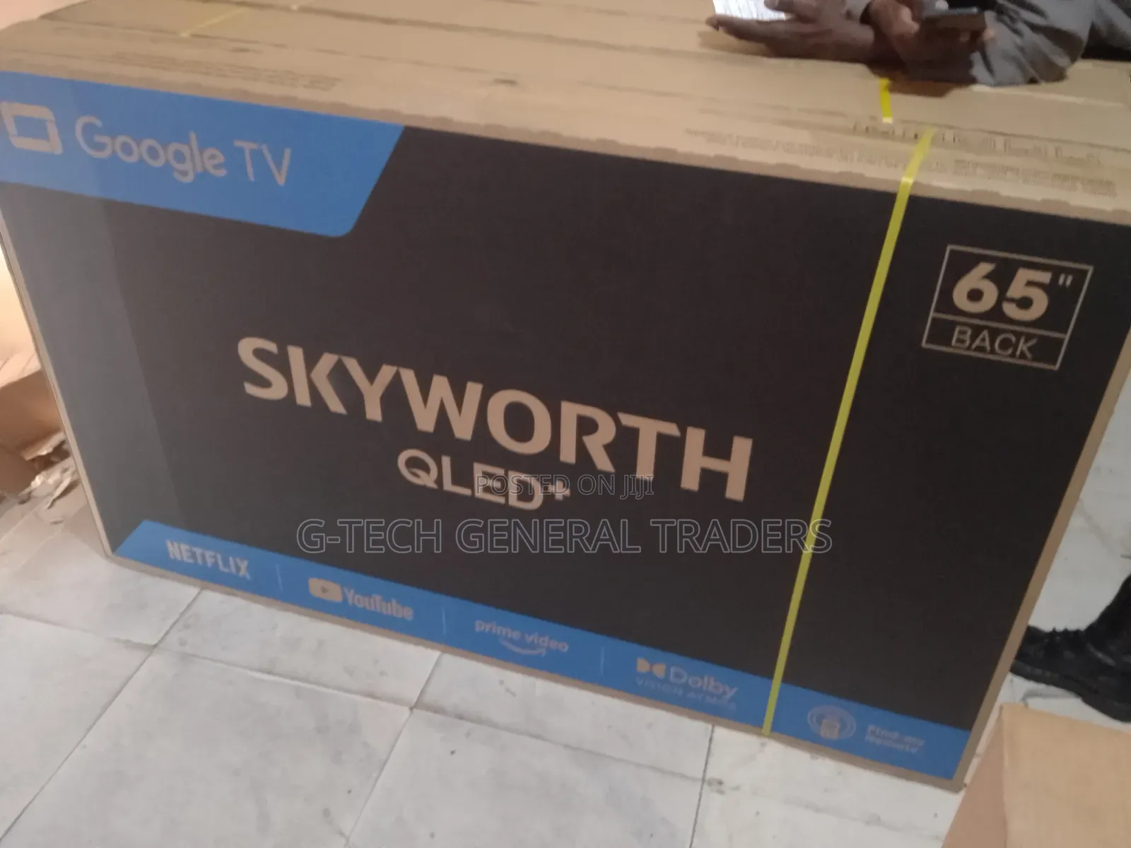 Skyworth 65inch Qled Frameless Tv, Youtube, Netflix