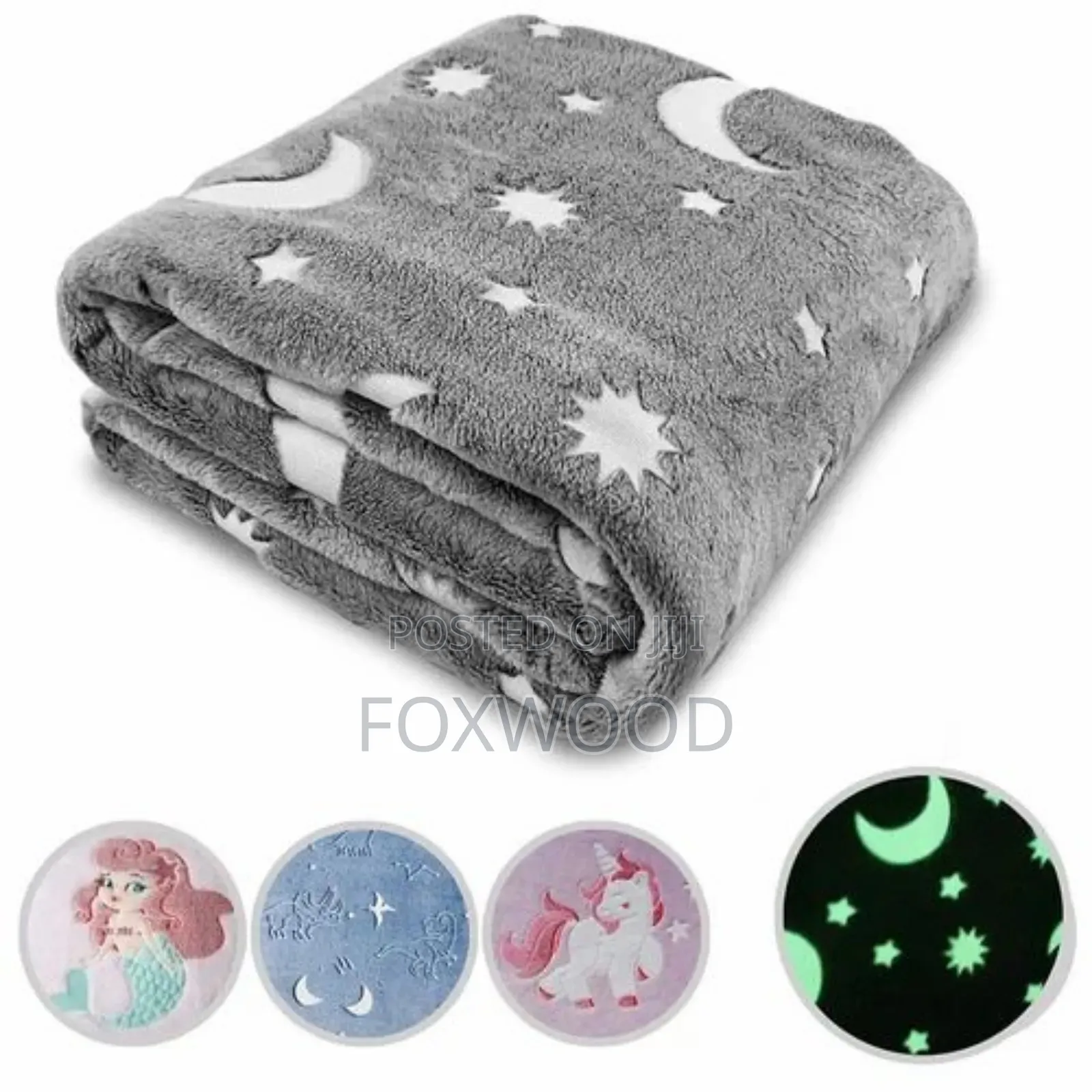 Magic Glow in the Dark Fleece Blanket for Kids
