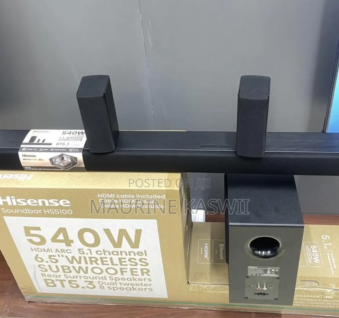 Hisense Hs5100 5.1ch Sounbar - 540w