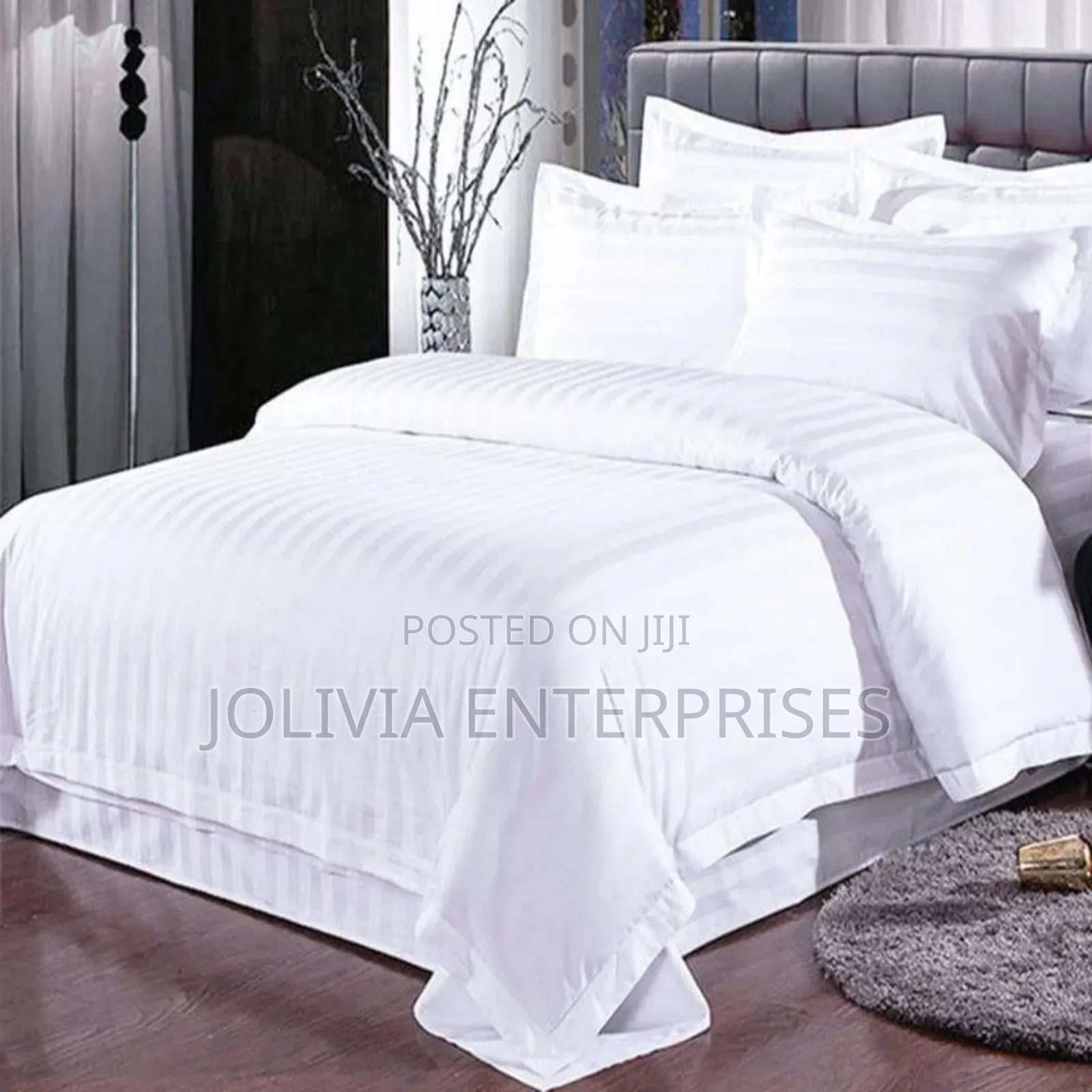 Hotel White Stripes Duvet Cover Sets