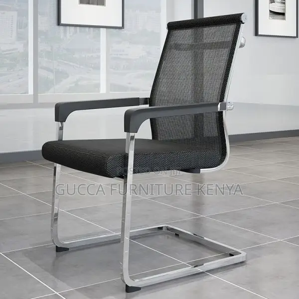Office Chairs: Upholstered Office Desk Chair With Armrest