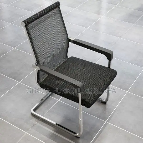 Office Chairs: Upholstered Office Desk Chair With Armrest