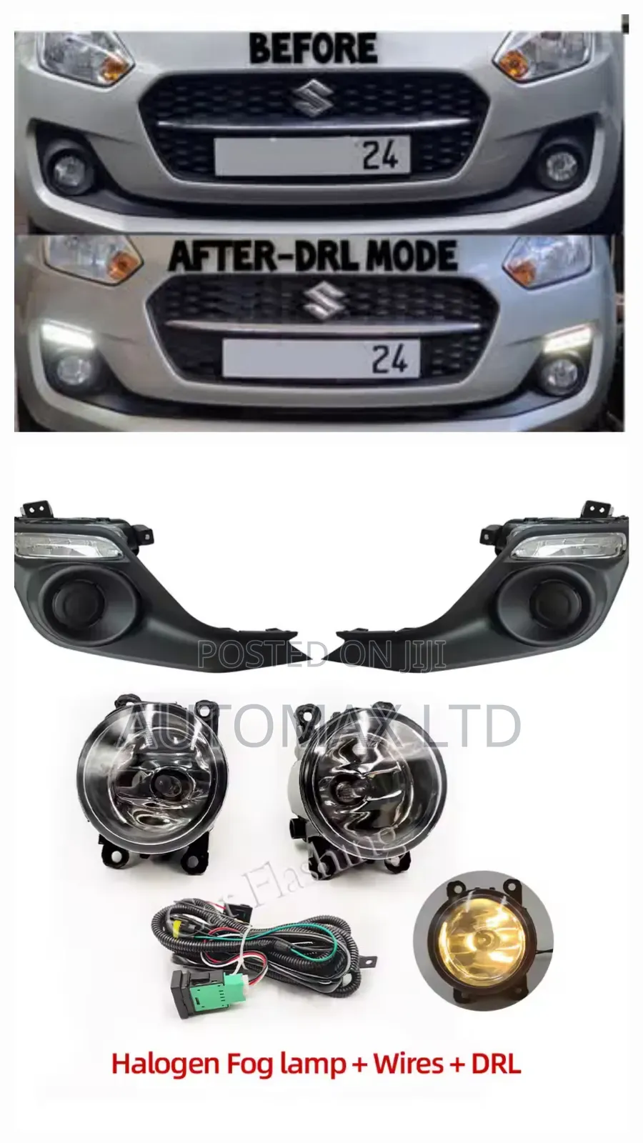Yr2017/20, Suzuki Swift Fog Lamps With DRL