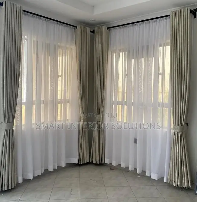 Attractive Beige Curtains