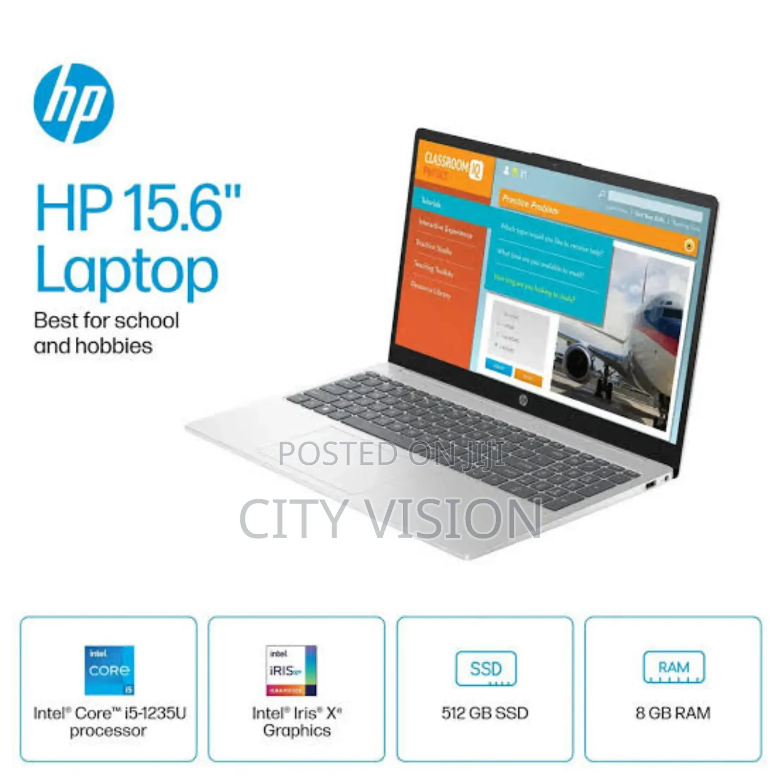 New Laptop HP 15 8GB Intel Core I5 SSD 512GB