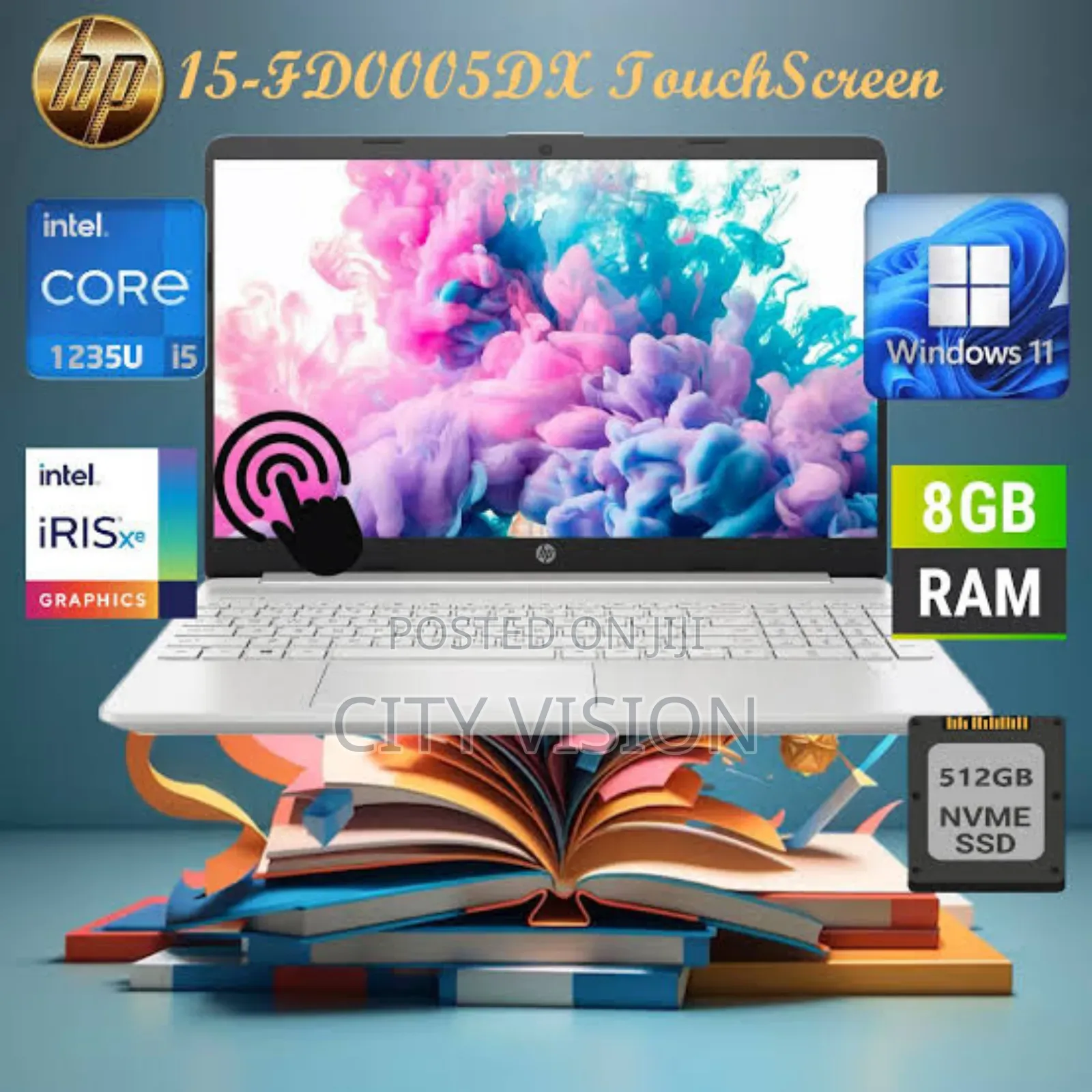 New Laptop HP 15 8GB Intel Core I5 SSD 512GB