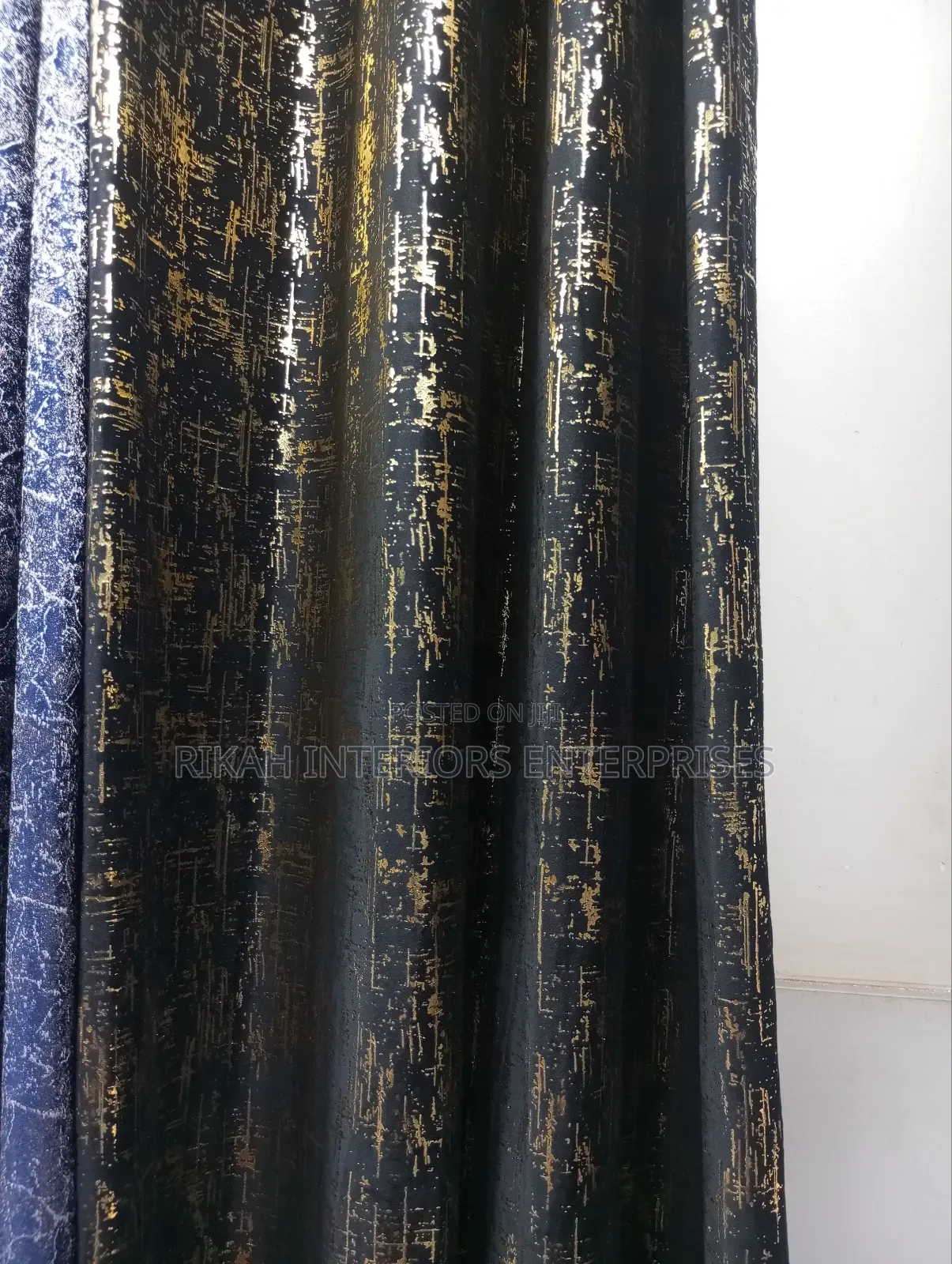 Black and Gold Quality Curtains