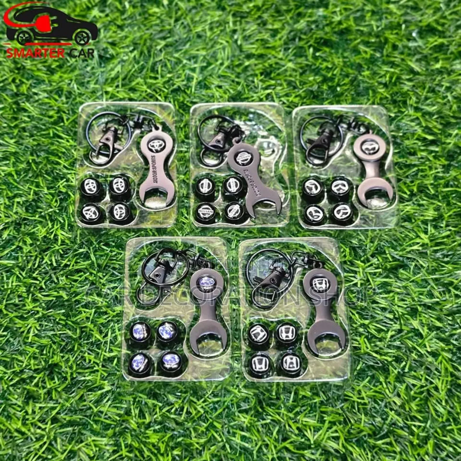 Subaru,Nissan,Mazda,Toyota Black Tire Valves Caps With Logo