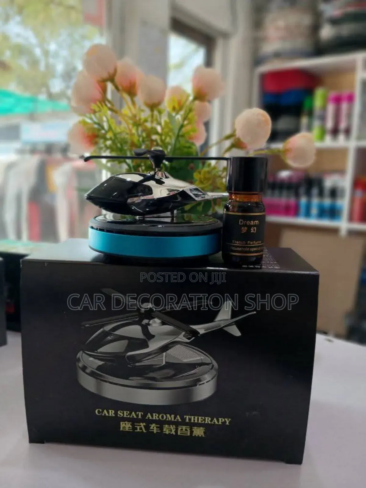 Helicopter Shaped Dashboard Stick on Air Freshener