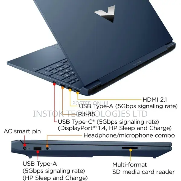 New Laptop HP Victus 15 8GB Intel Core I7 SSD 512GB