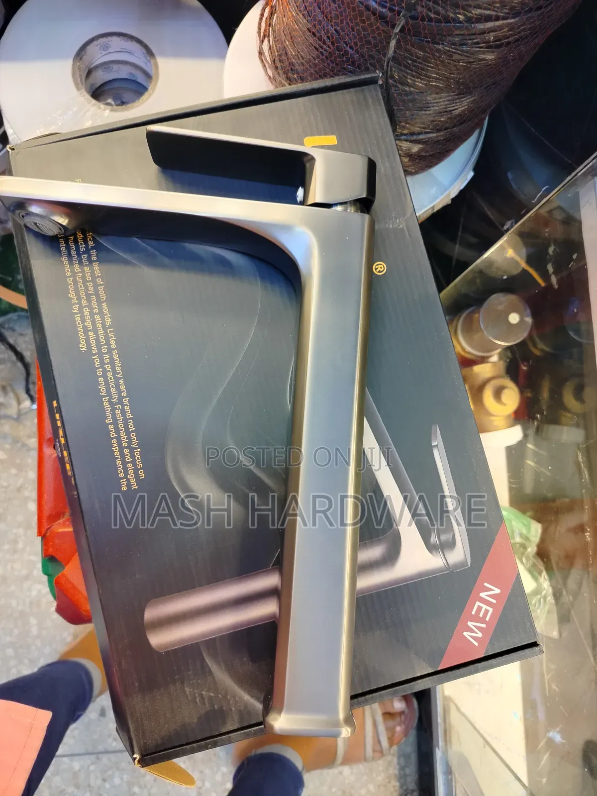 Lirlee Grey Basin Mixer