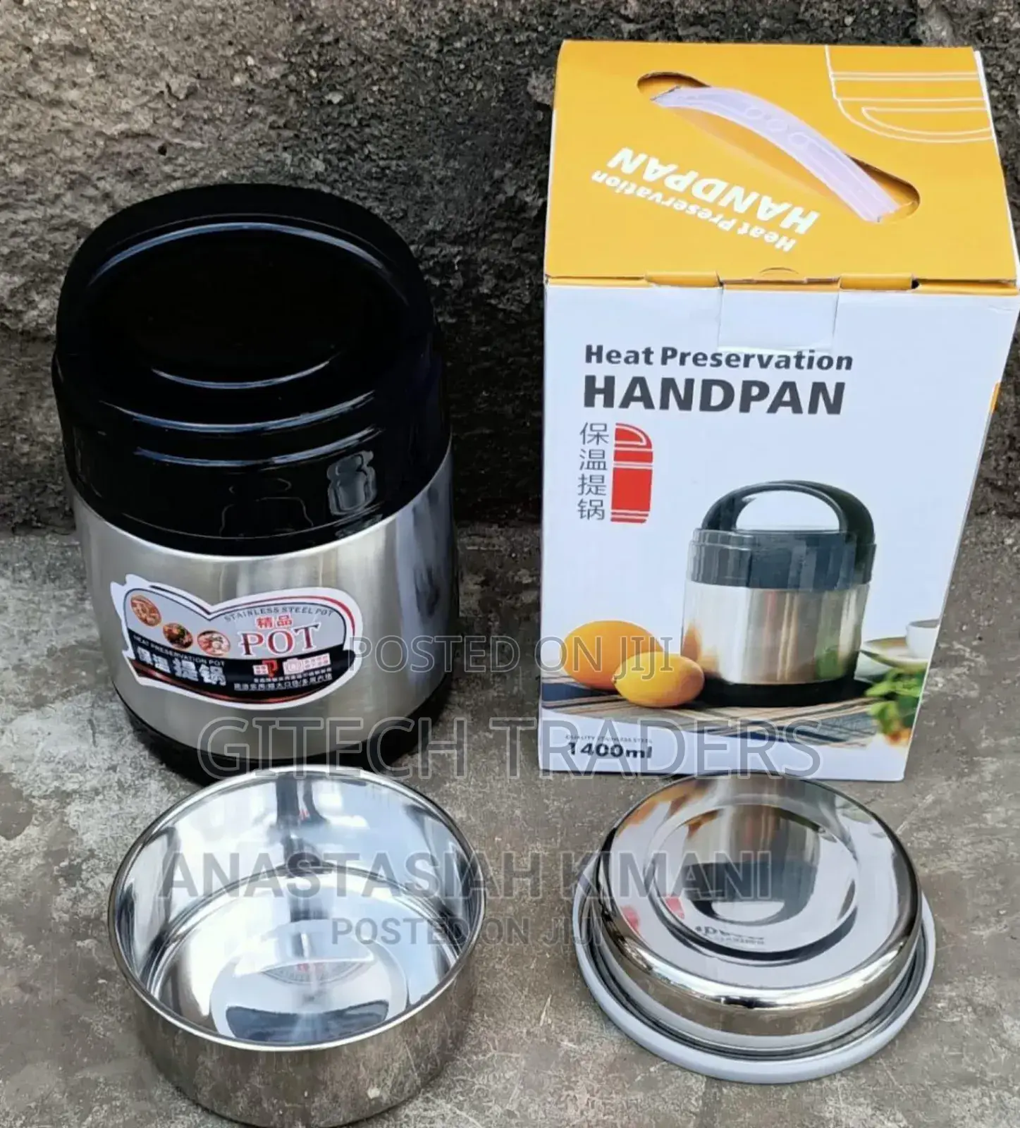 1400ml Handpan Food Flask