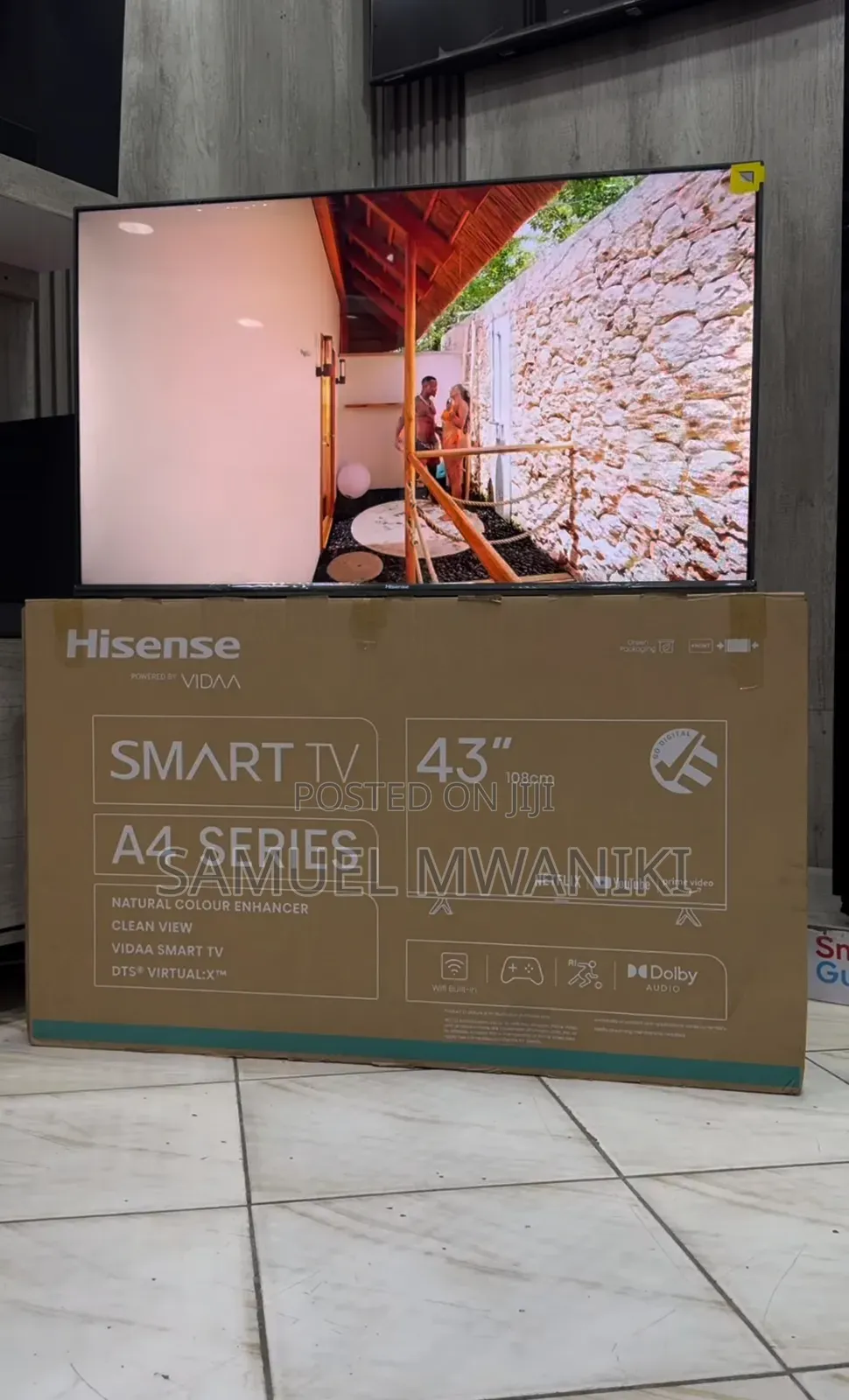 Hisense 43′′ A4 Series FHD Smart Frameless Tv
New Model