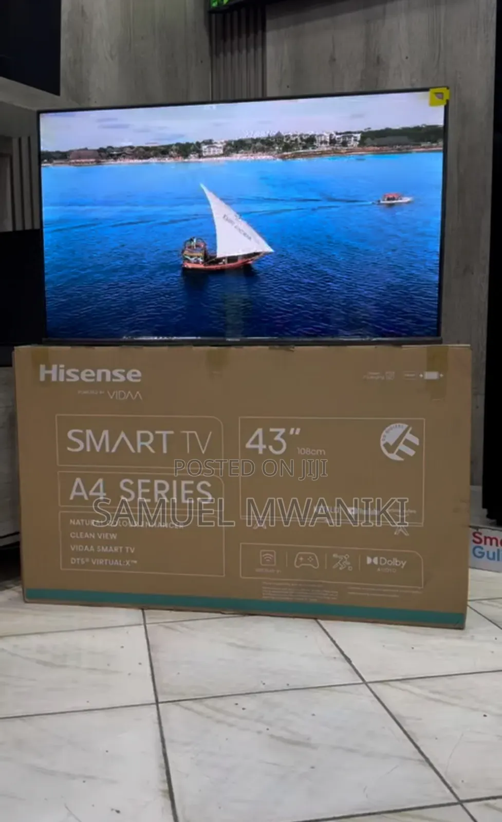 Hisense 43′′ A4 Series FHD Smart Frameless Tv
New Model