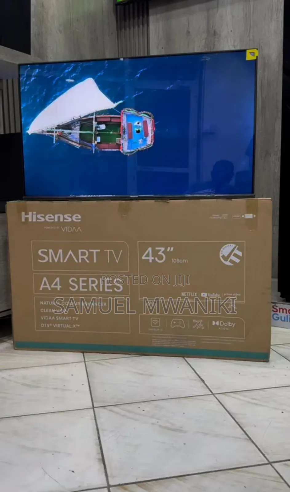 Hisense 43′′ A4 Series FHD Smart Frameless Tv
New Model