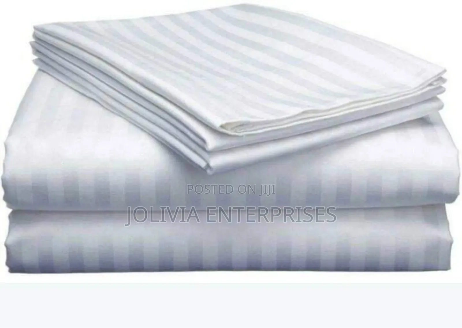 White Stripes Bedsheet Sets