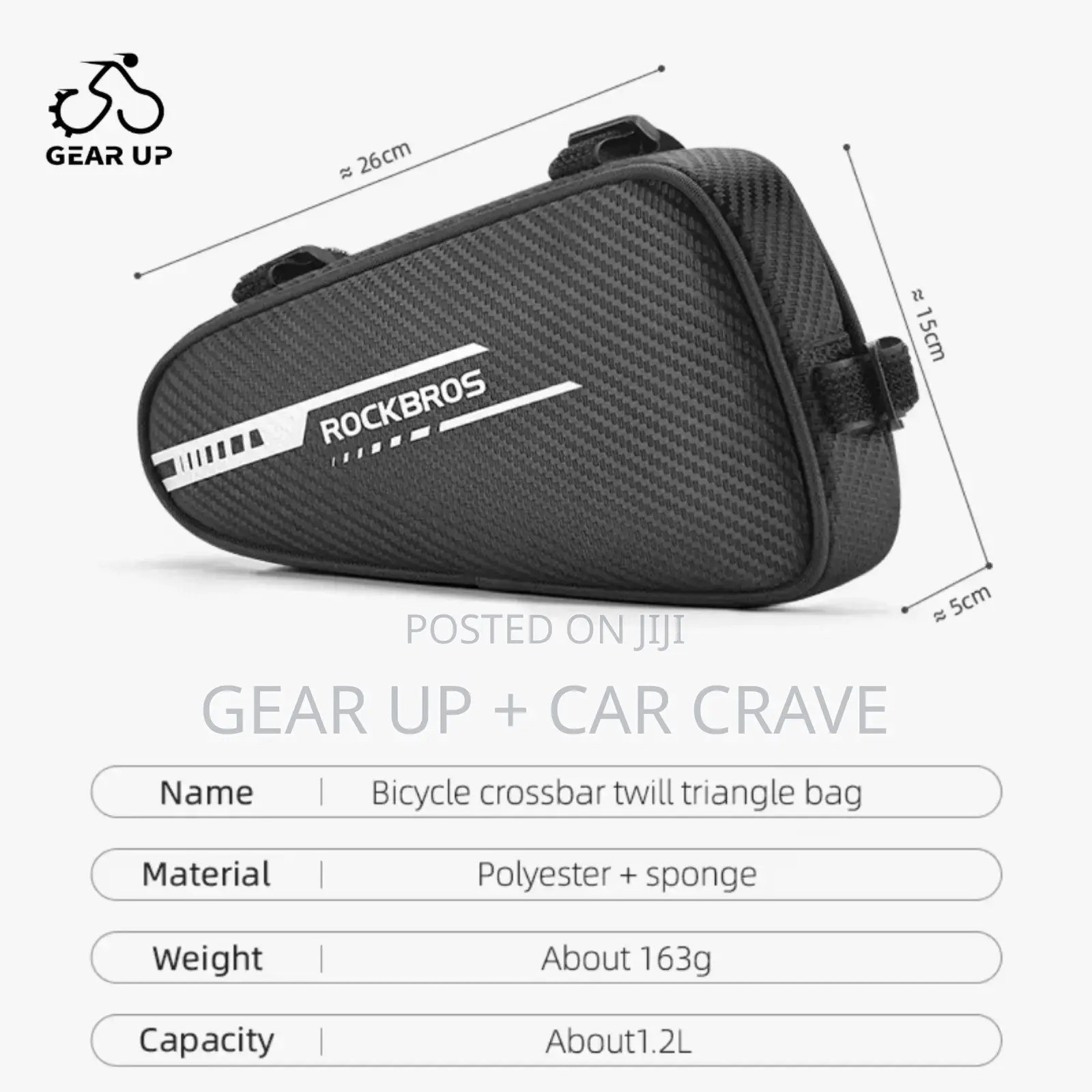 Rockbros Bicycle Frame Bag