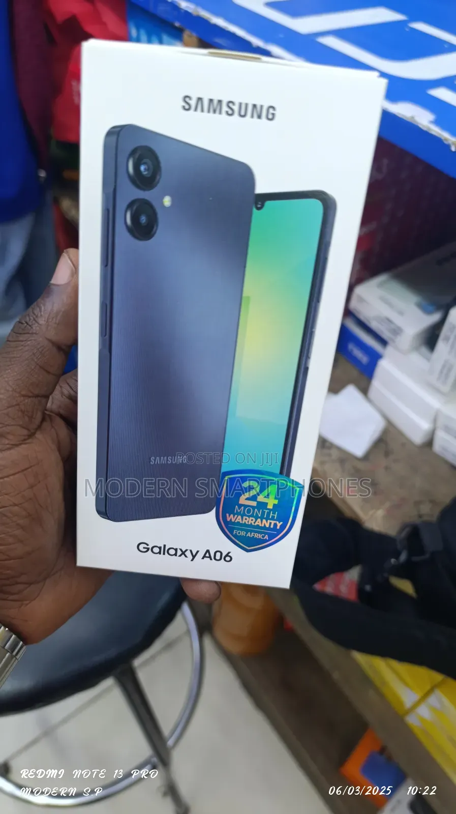 New Samsung Galaxy A06 128 GB Black