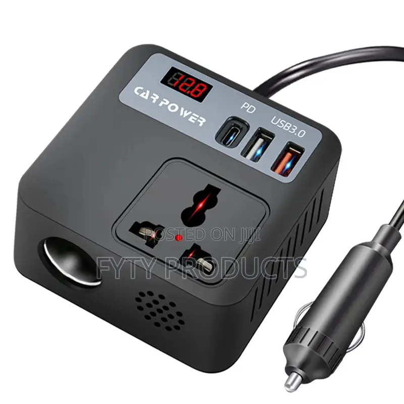 Car Power Inverter With Dc Outlets