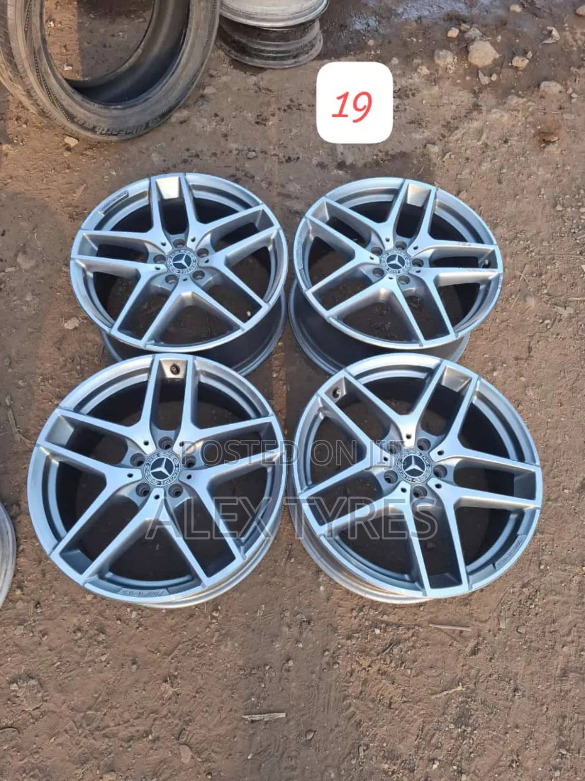 Size 19 Inches Mercedes Benz X Uk Original Rims Set