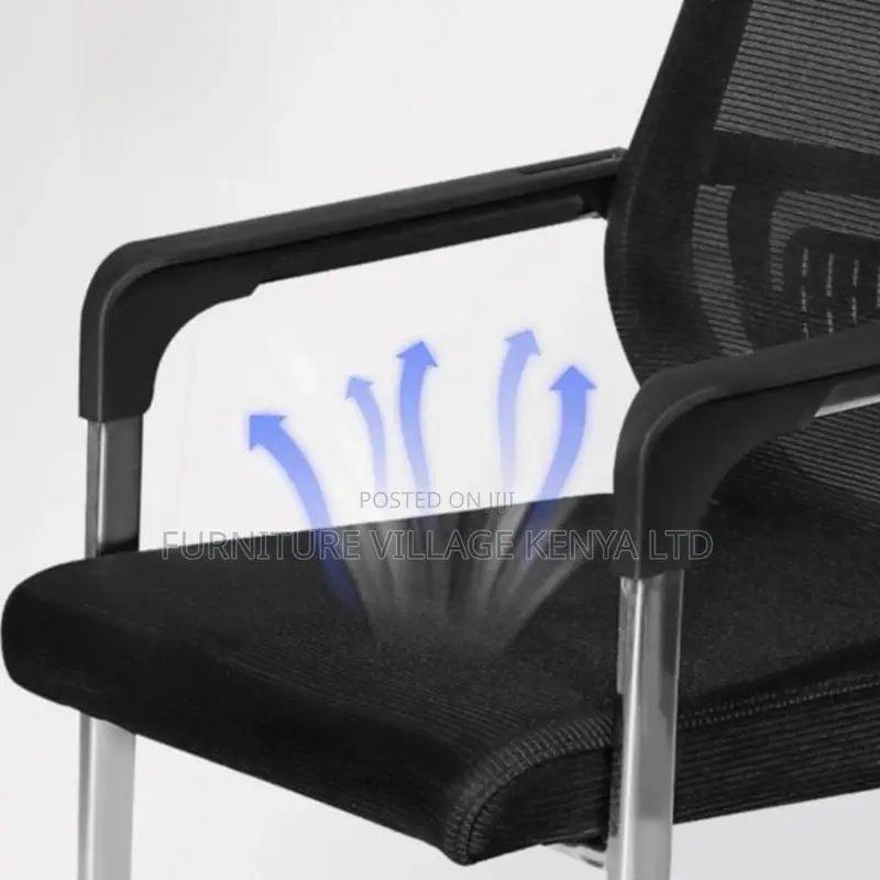 Upholstered Studio Chairs With Lumbar Support and Armrest