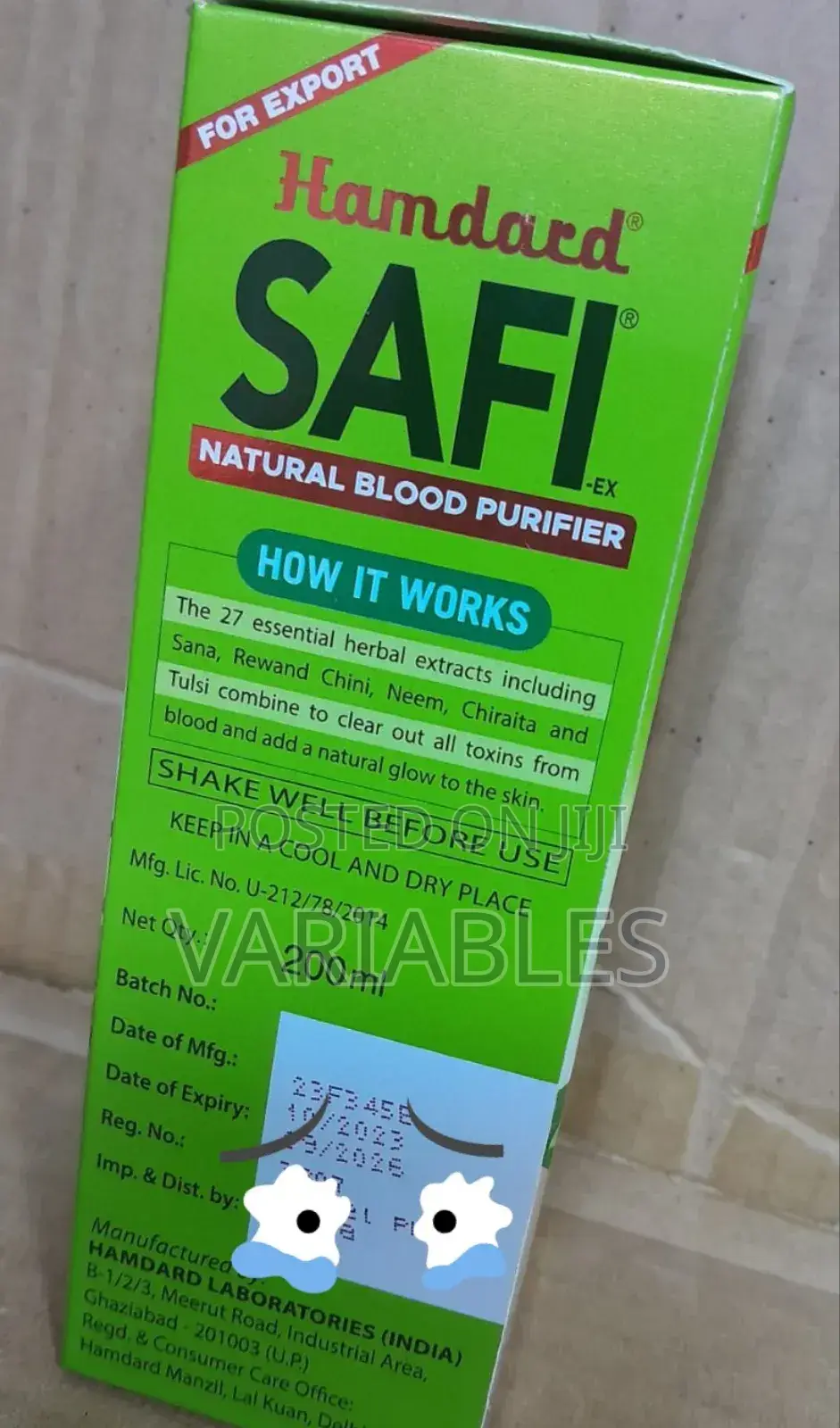 Hamdard Safi – With Laxative Ingredients