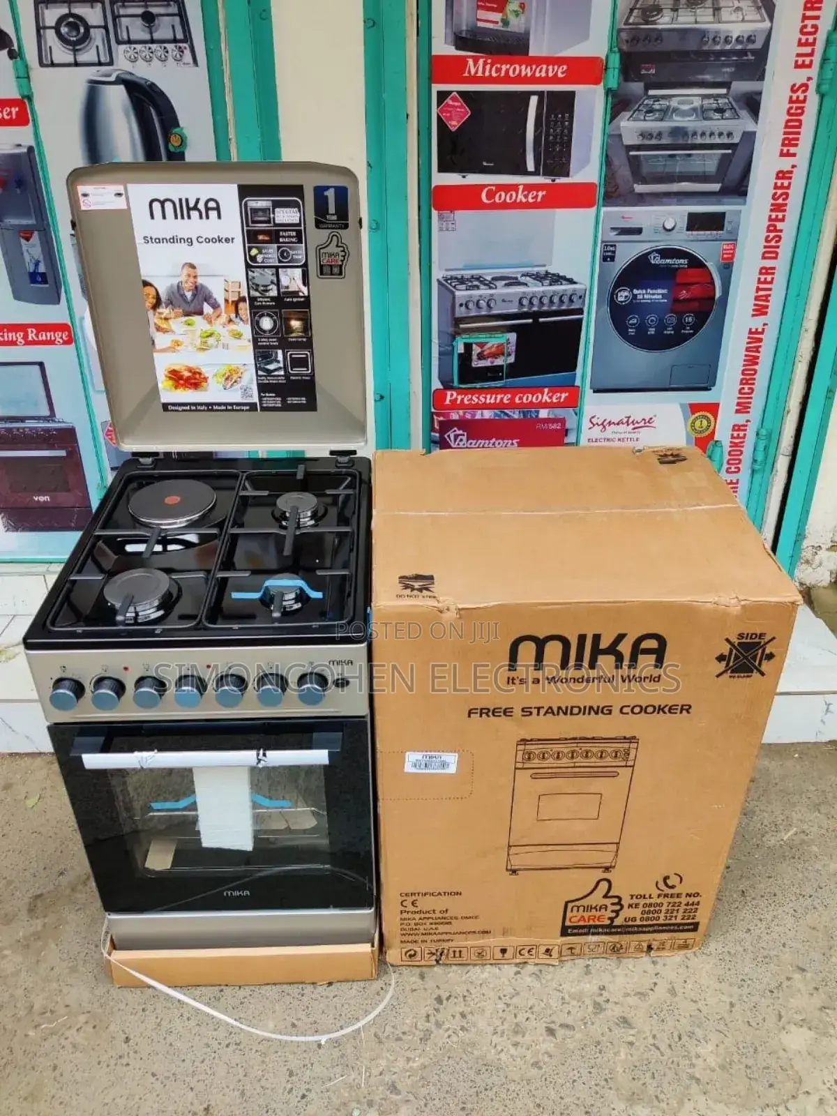 Mika Standing Cooker 3g+1e