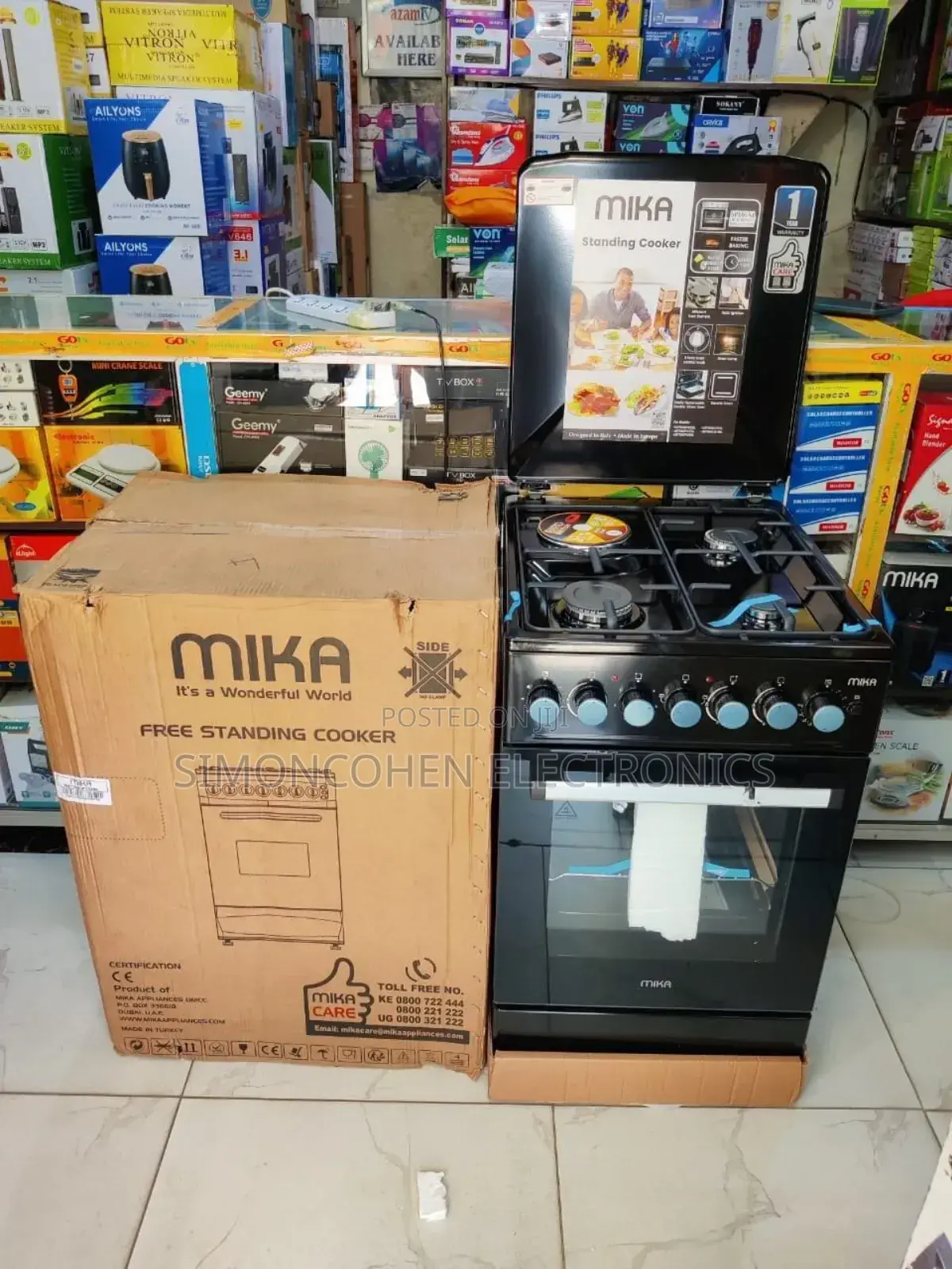 Mika Standing Cooker, 50*60 3g + 1e