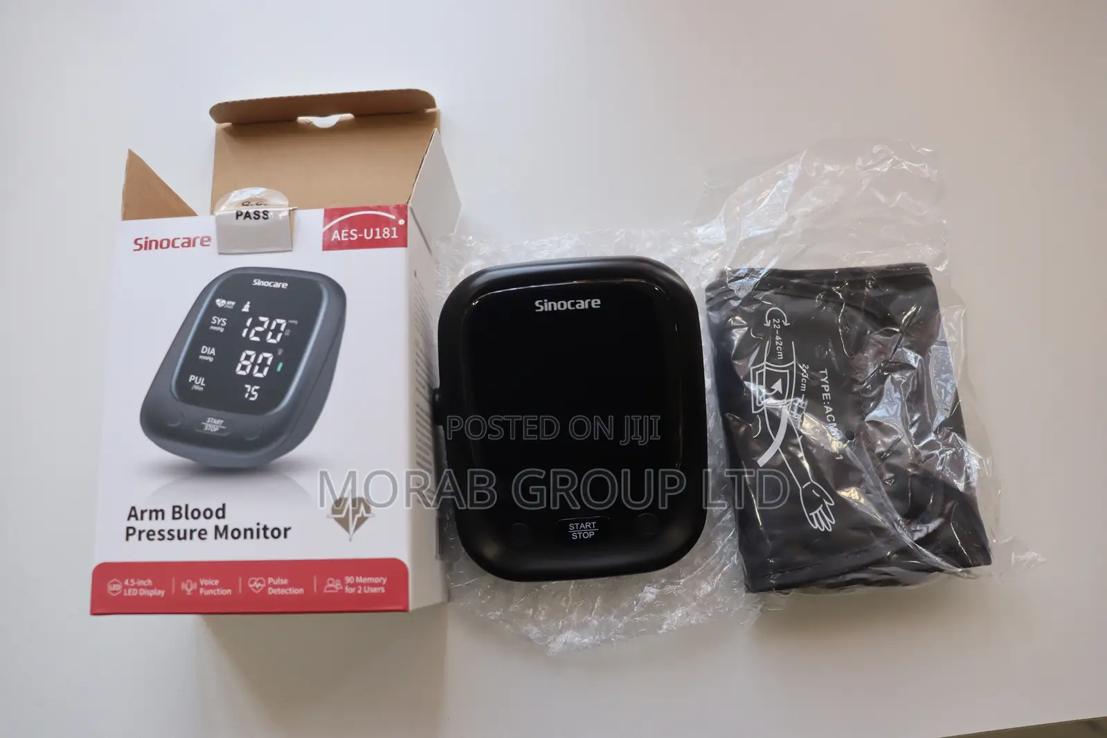 Blood Pressure Monitor -Sinocare Arm (Aes-U181)