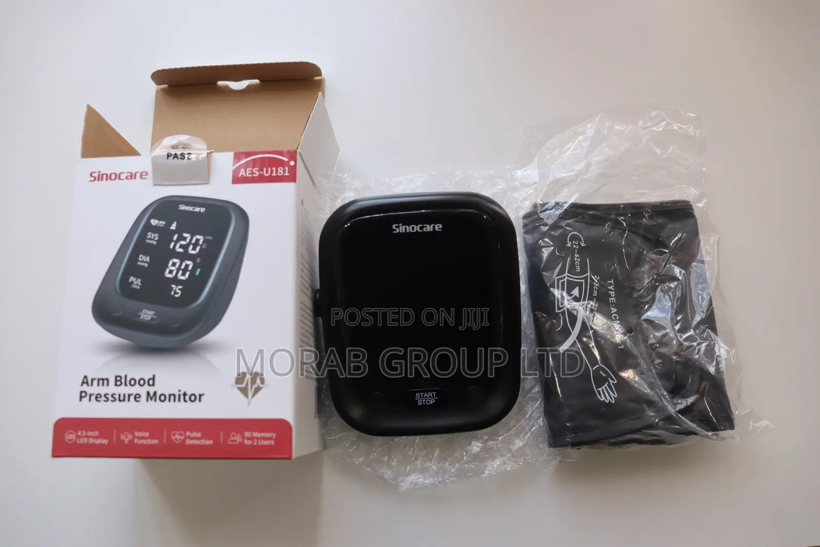 Blood Pressure Monitor -Sinocare Arm (Aes-U181)