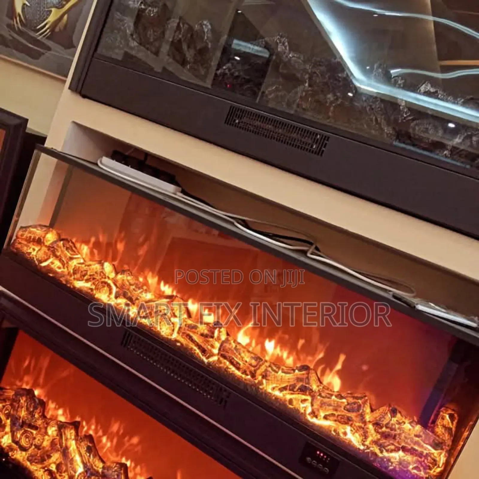 Electrical Fireplace/Tv Stand/Fluted Panels Installation