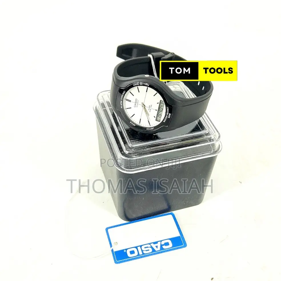 Casio Aw-90h-7evdf Dual Time Analogue Digital Watch