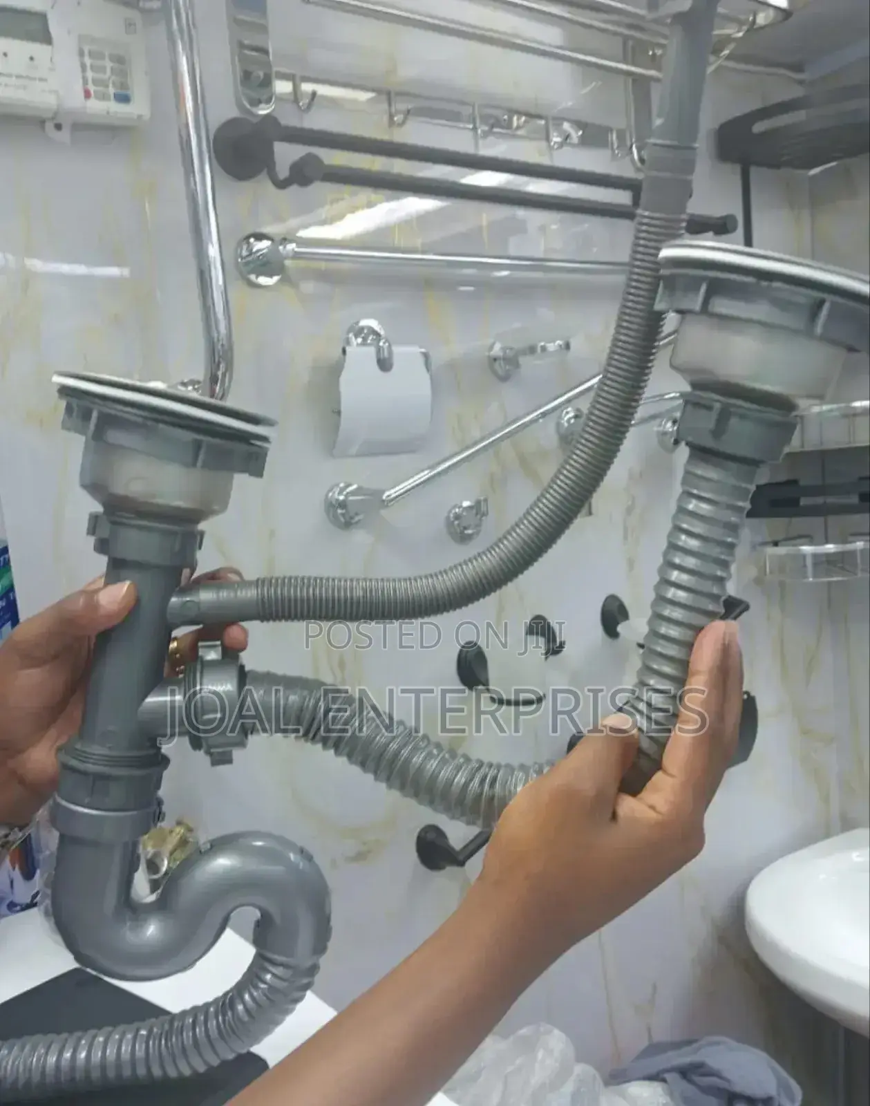 Double Kitchen Waste Fitting