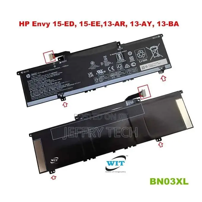 Hp Bn03xl Battery Compatible With Envy X360 13-Ar 13-Ay 13-B