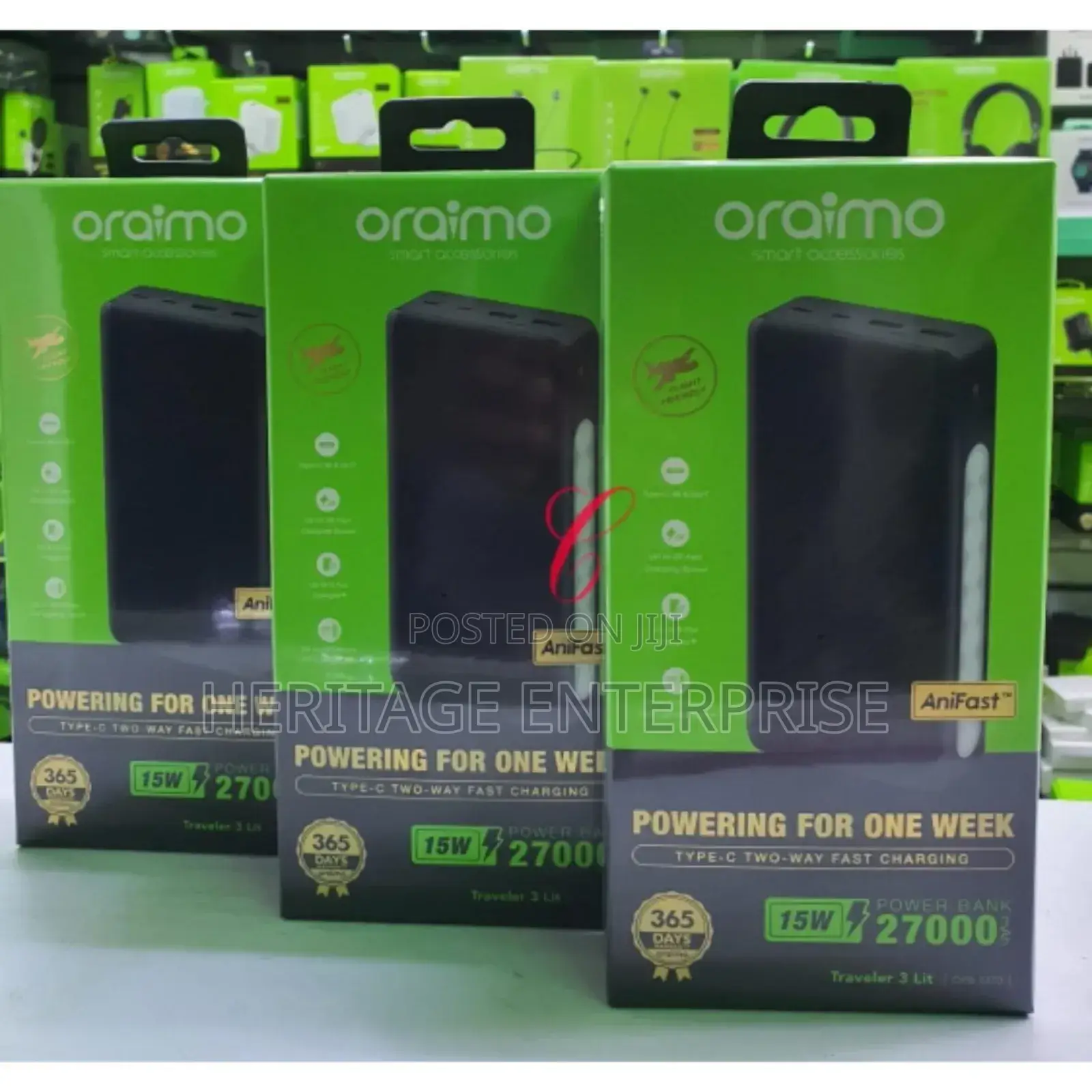 Power Bank 27000mh Oraimo