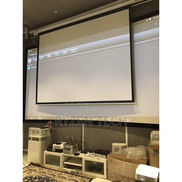 Lw Electric Projecor Screen 180 X 180cm