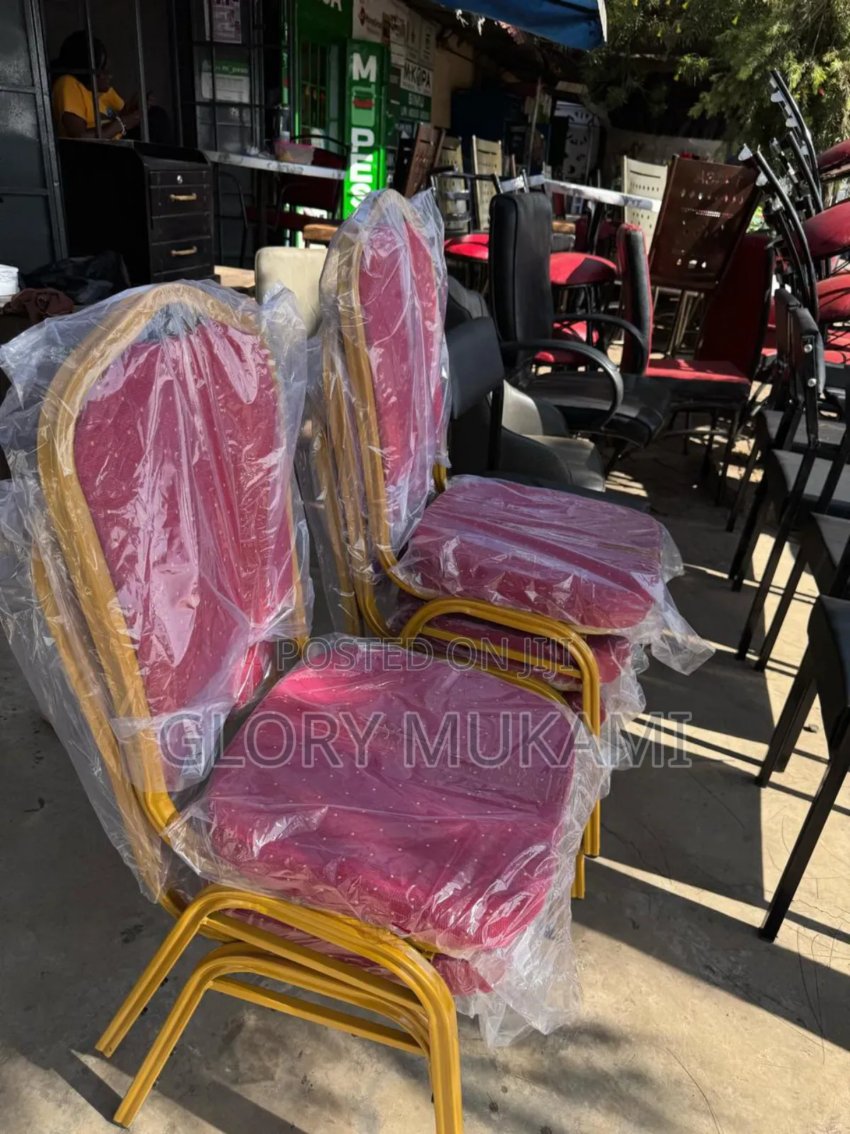 Red Importer Conference Chairs