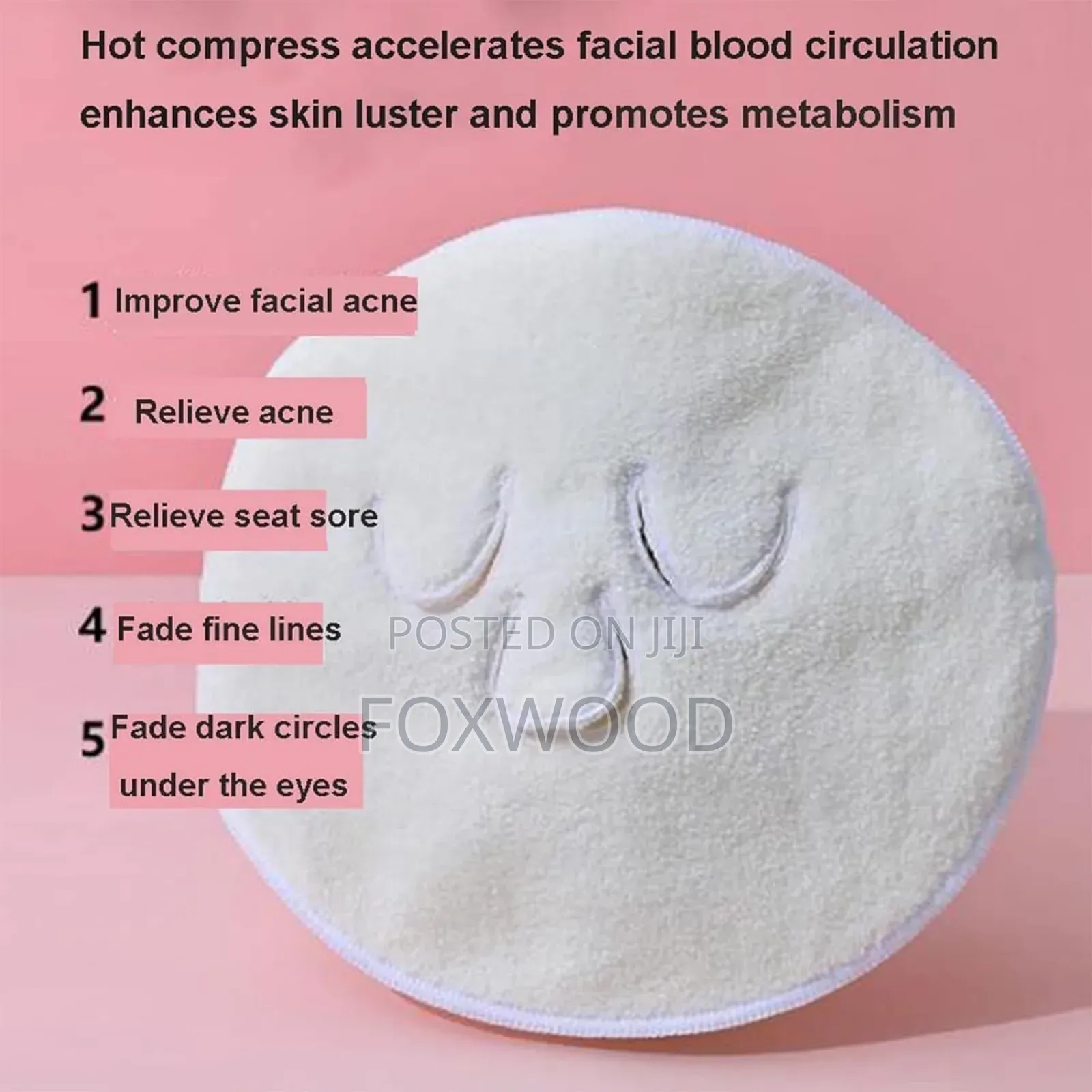 Hot Compress Face Steam Bath Towel Now Available
