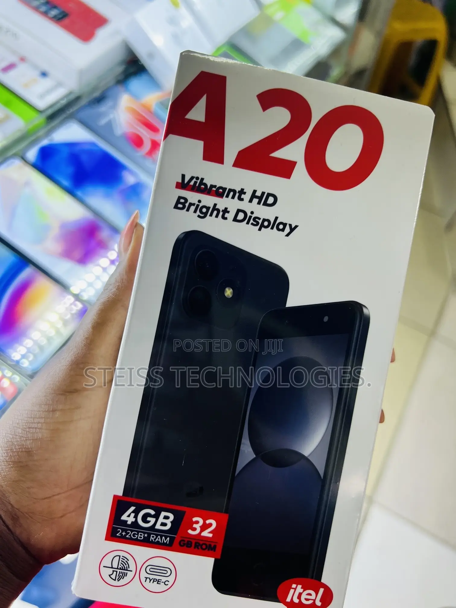 New Itel A04 32 GB Black
