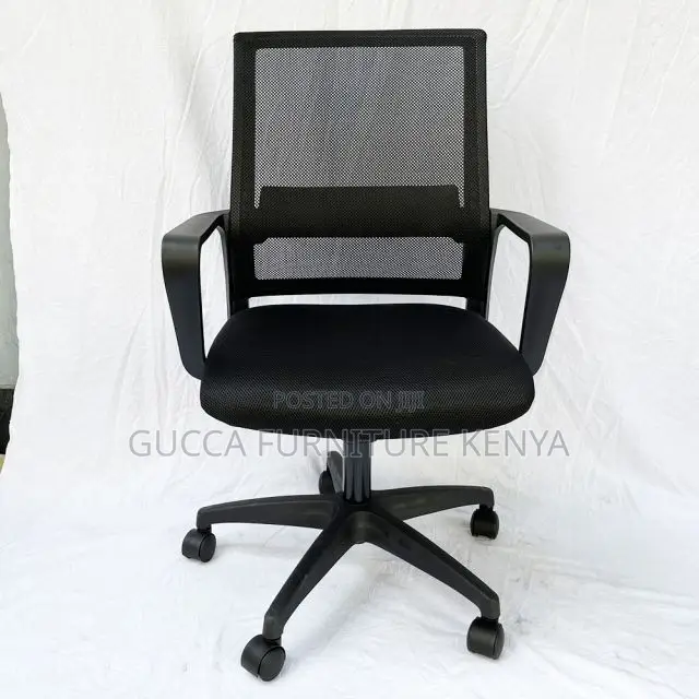Office Chairs: Mid Back Mesh Back Swivel Leg Office Chair