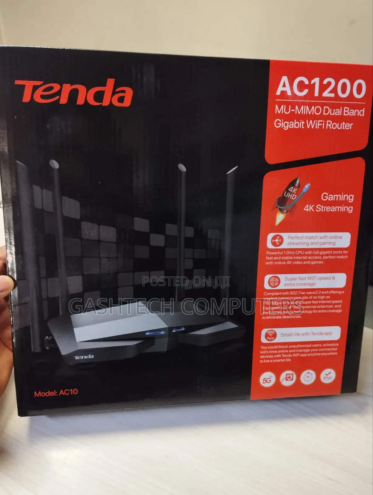 Tenda Ac10 Offers Dual-Band Gigabit Wireless
