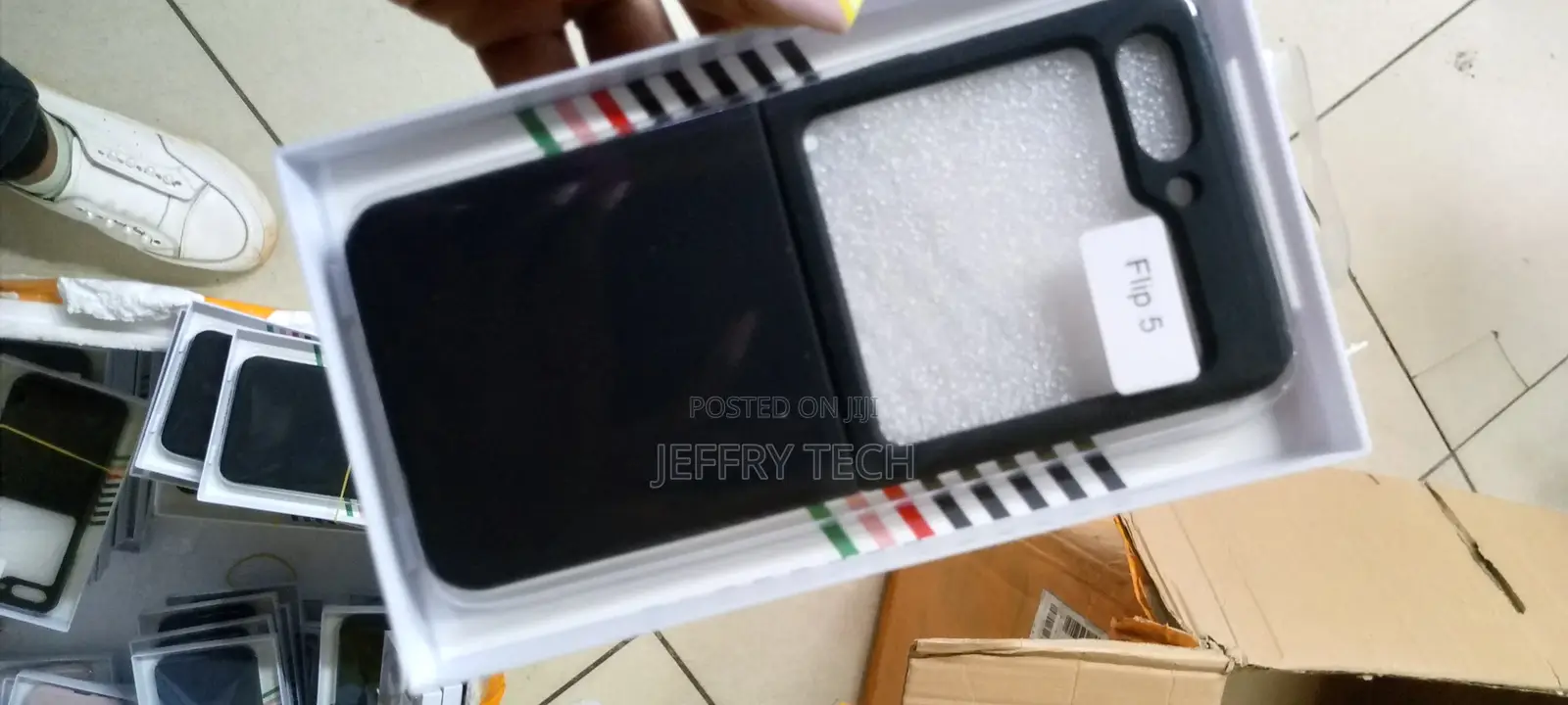 Liquid Silicone Case for Samsung Galaxy Z Flip5 5g =Black