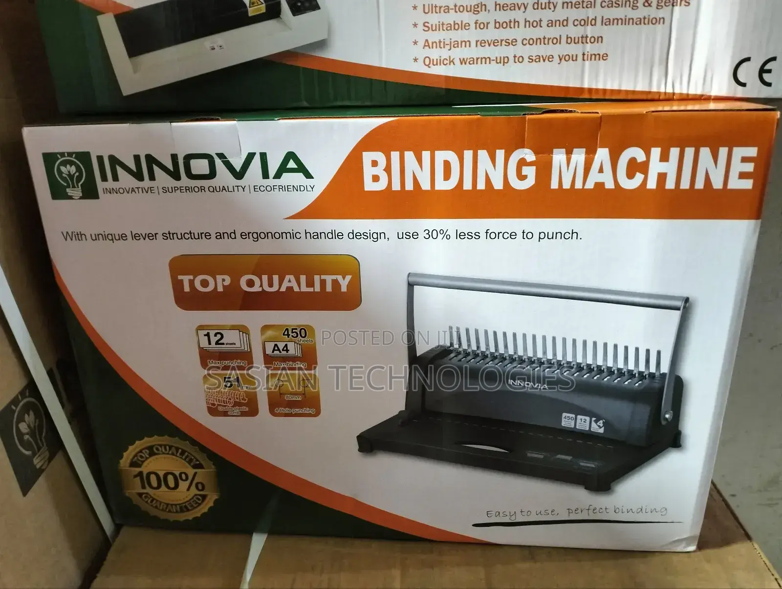 Binding Machine Available