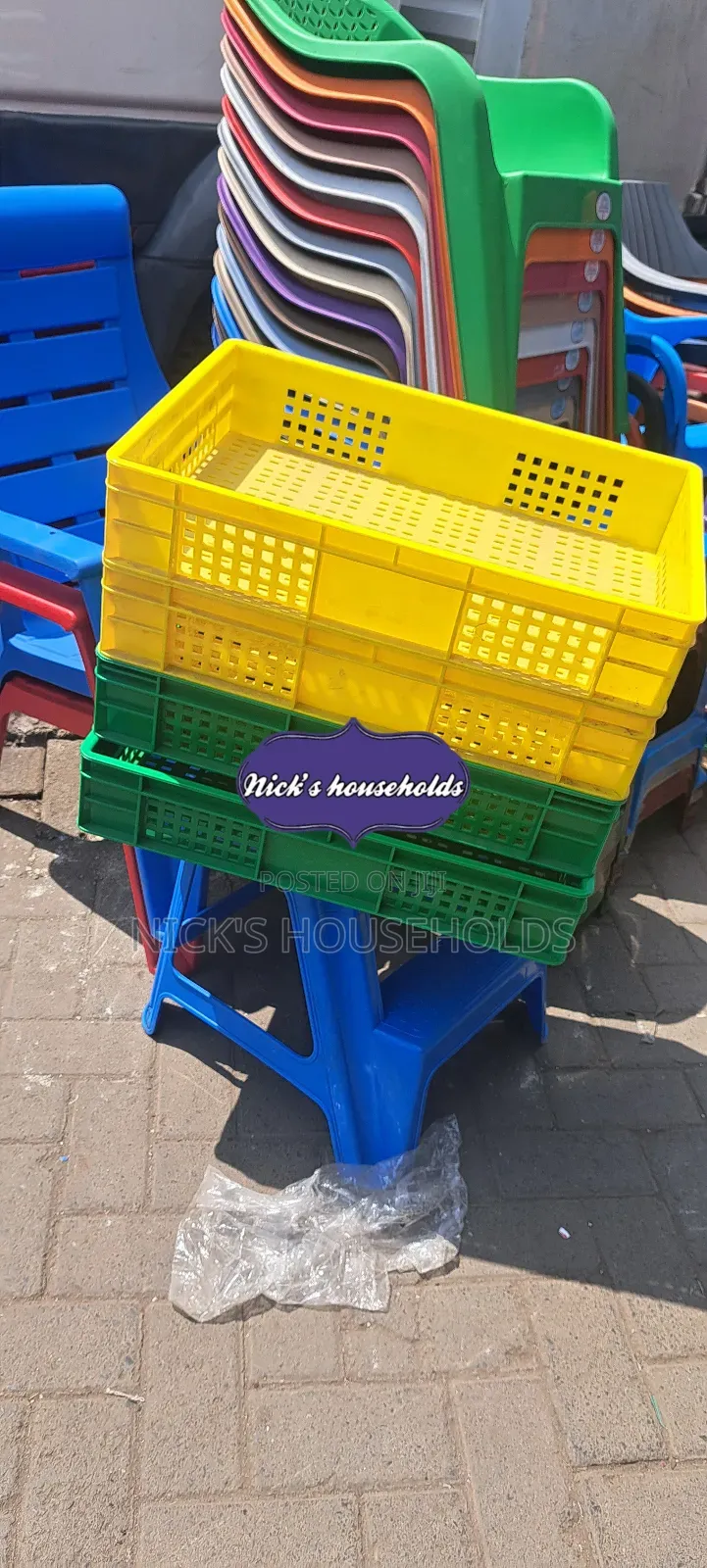 Half Bread Plastic Crates