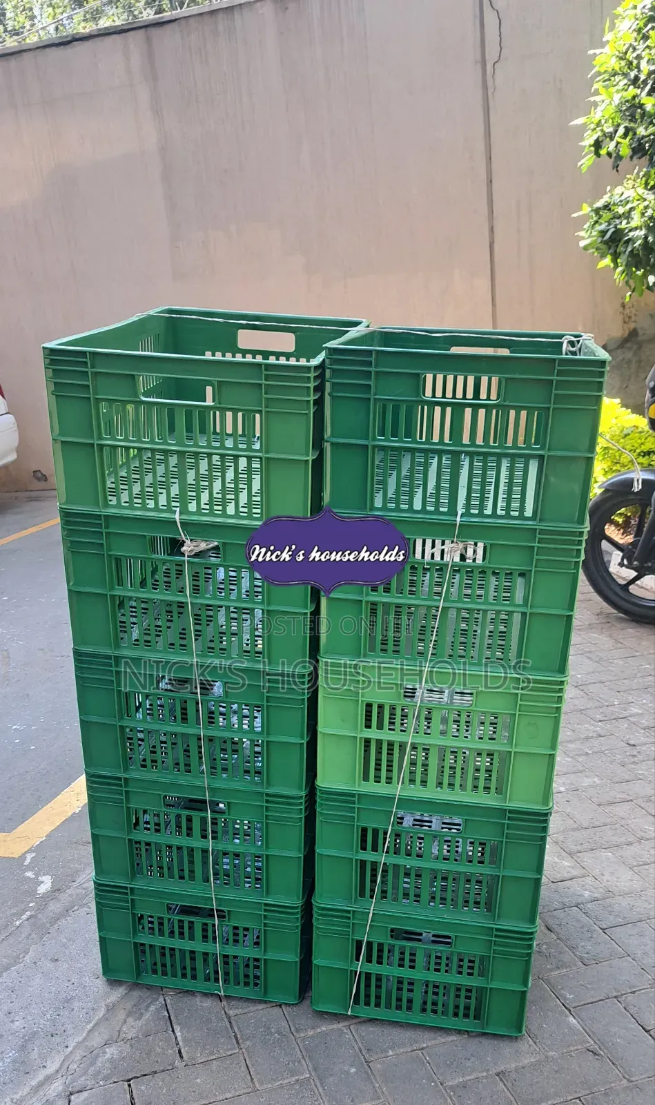 Green Grocer Plastic Crates
