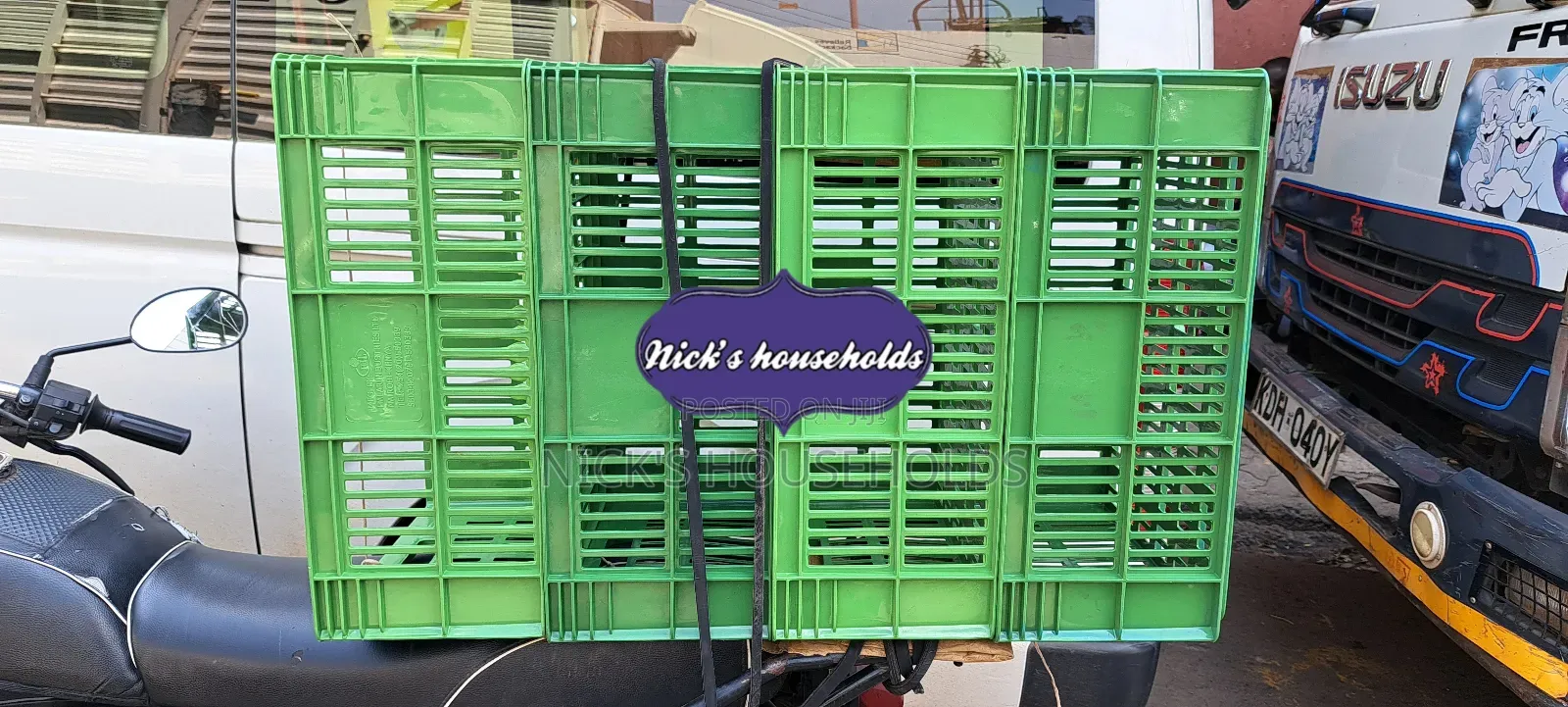Polystack Green Plastic Crates