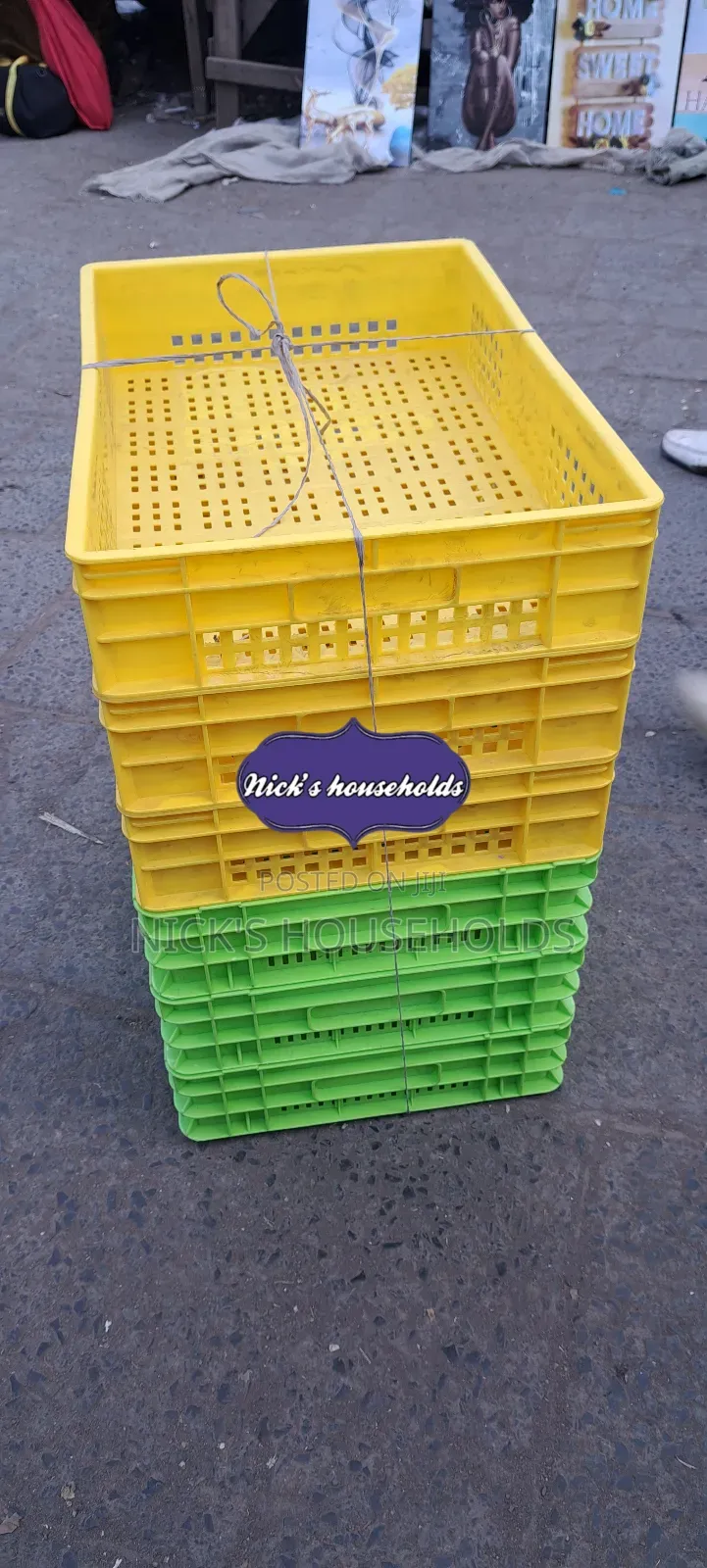 Heavy Duty Half Plastic Crates